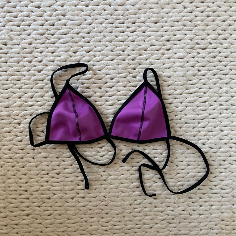 Xhilaration Purple Triangle Bikini Size Small